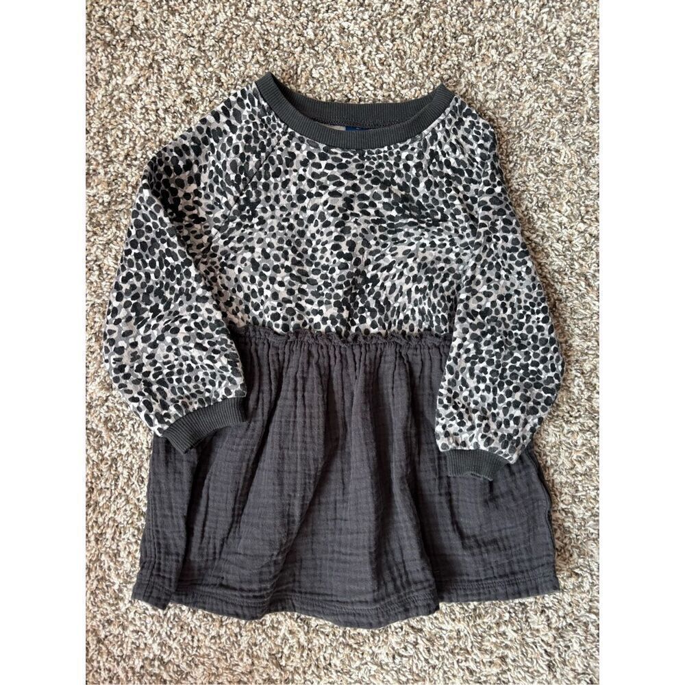 ❤️Old Navy Baby Girl Leopard Print Dress 18-24M